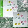 Круглые пуговицы 6-7 мм для кукольной одежды № 1   60шт