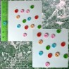 Круглые пуговицы 6-7 мм для кукольной одежды № 9   10шт