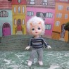 Штанишки для  пупсиков 12-13 см ростом, баболиков, мини-принцесс и кукол   15-16  см ростом № 3