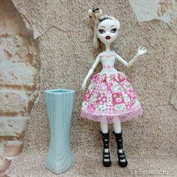 Платье с лифом из кружевного полотна для   кукол Monster High № 1