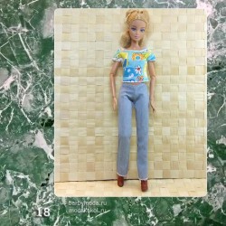 Летняя блузка для кукол Барби № 10