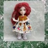 Платье с вязаным лифом для мини Беби Бон, кукол 15-16см,  Стасси № 2